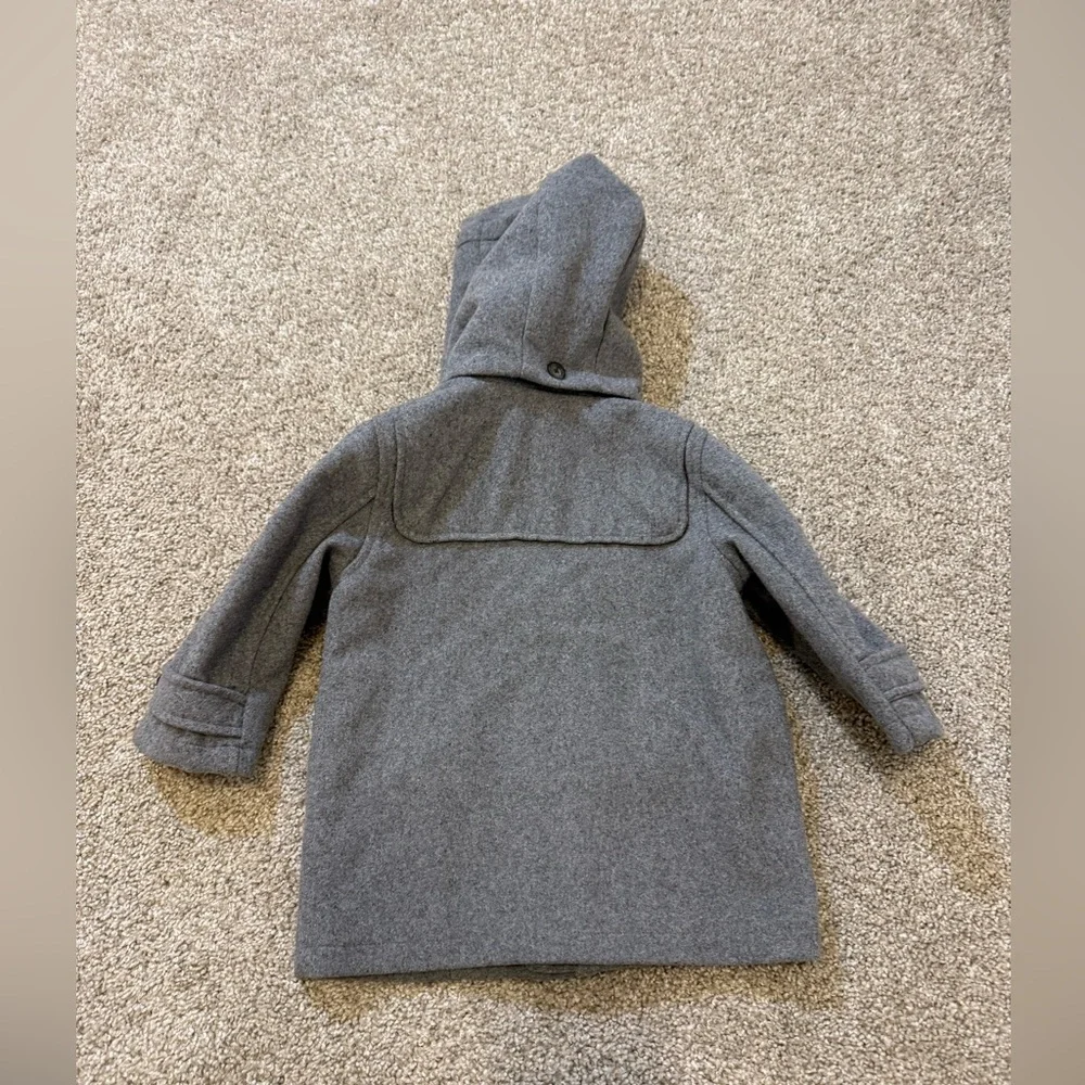 Janie‎ and Jack Gray Wool Blend Toggle Coat with Hood 12-18mo